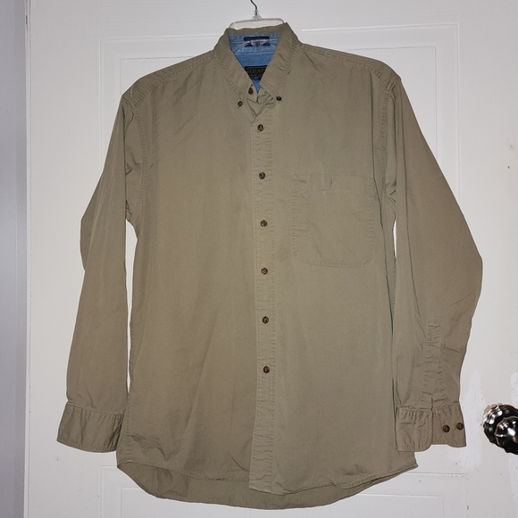 Chaps Ralph Lauren Other - Ralph Lauren Men's Khaki Button-Down Shirt